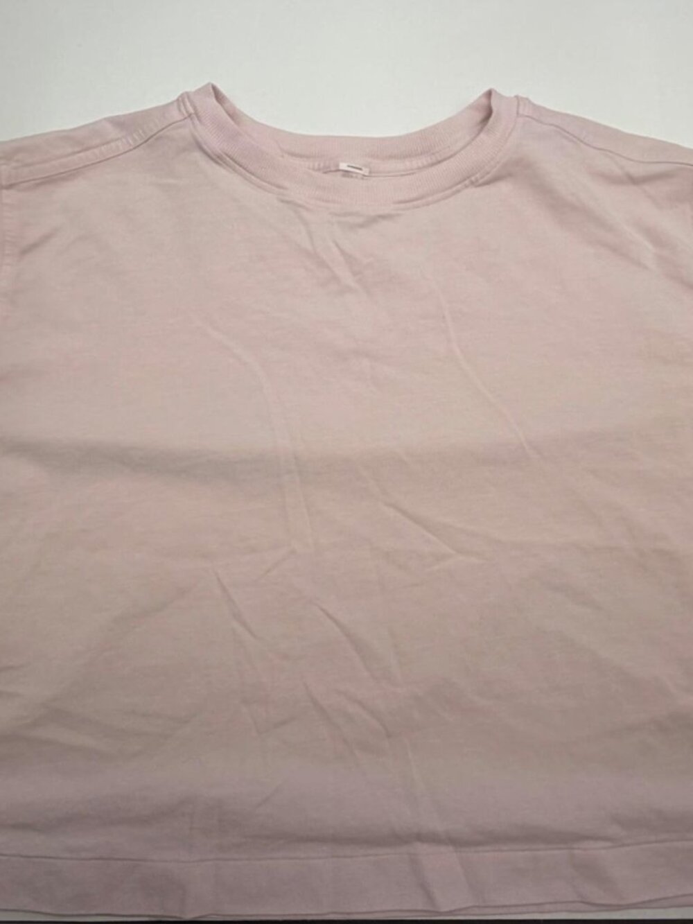 lululemon all yours tee, pastel pink (M)